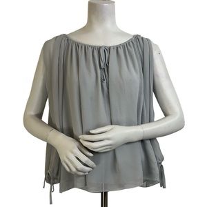 BCBGMAXAZRIA Blue Blouse